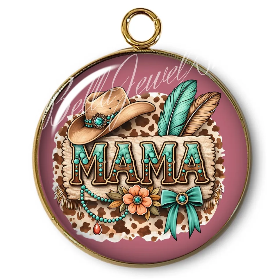 ARTSHOP Intemporel Mama pendentif verre 31mm x1