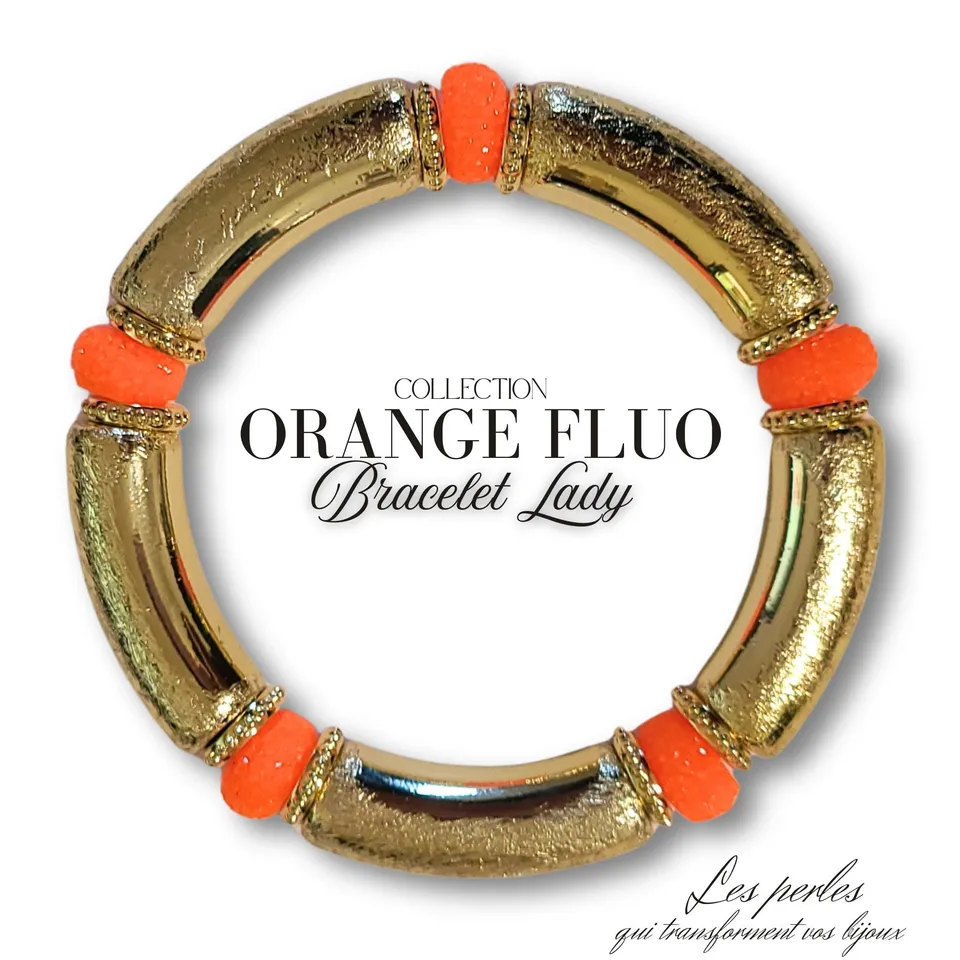 ARTSHOP Signature Lady bracelet orange fluo kit