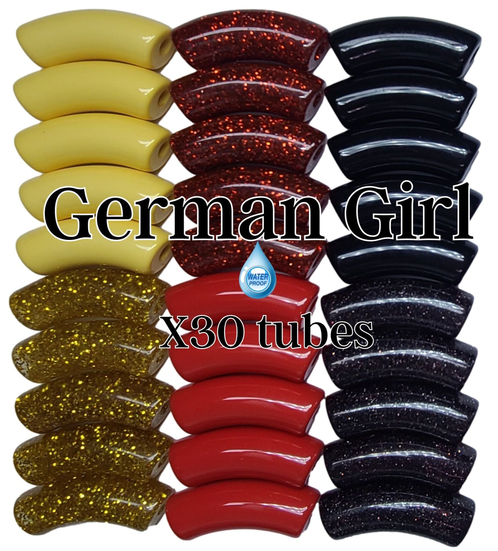 ARTSHOP Camaieu 77 tube incurvé German girl 12MM lot 30
