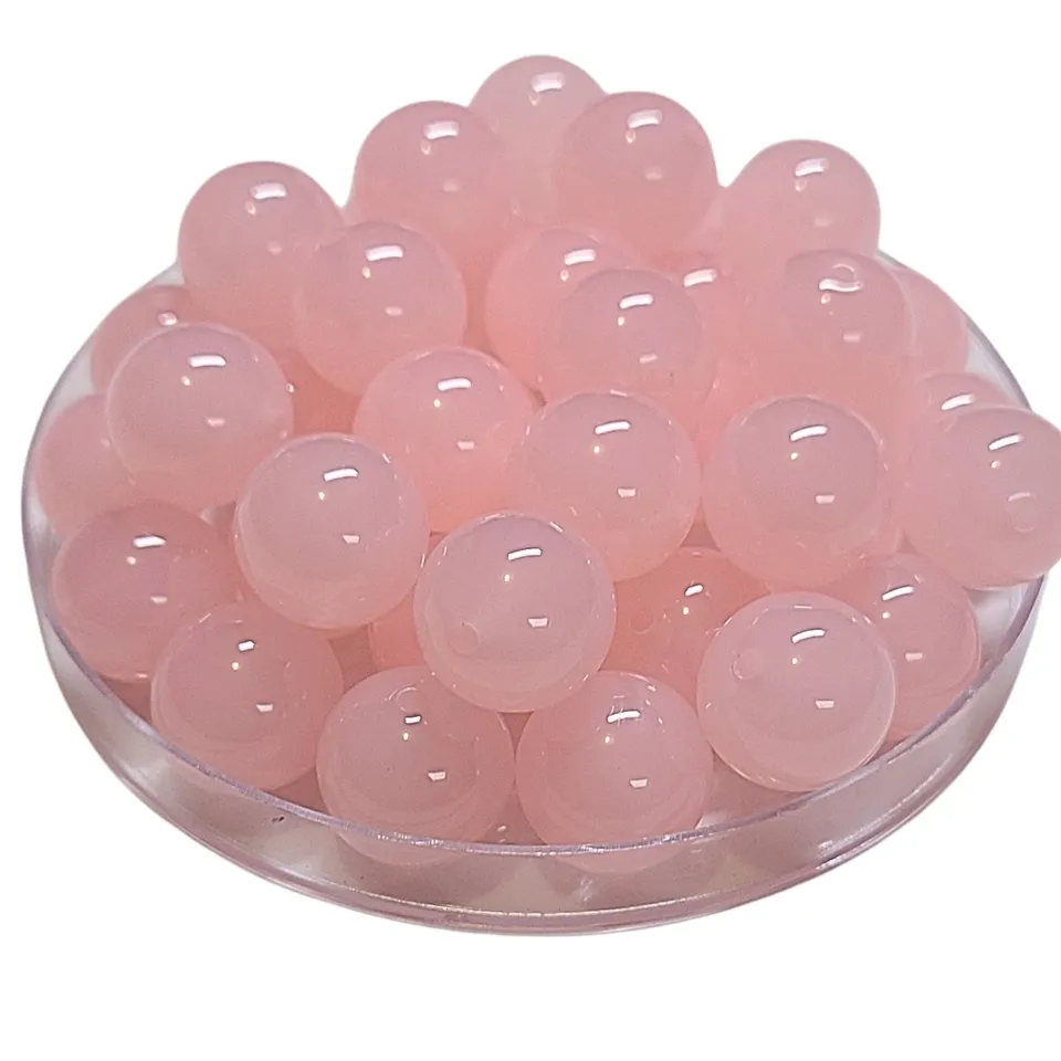 ARTSHOP Boules 16MM 393 perles acryliques Sorbet Rose Clair x15