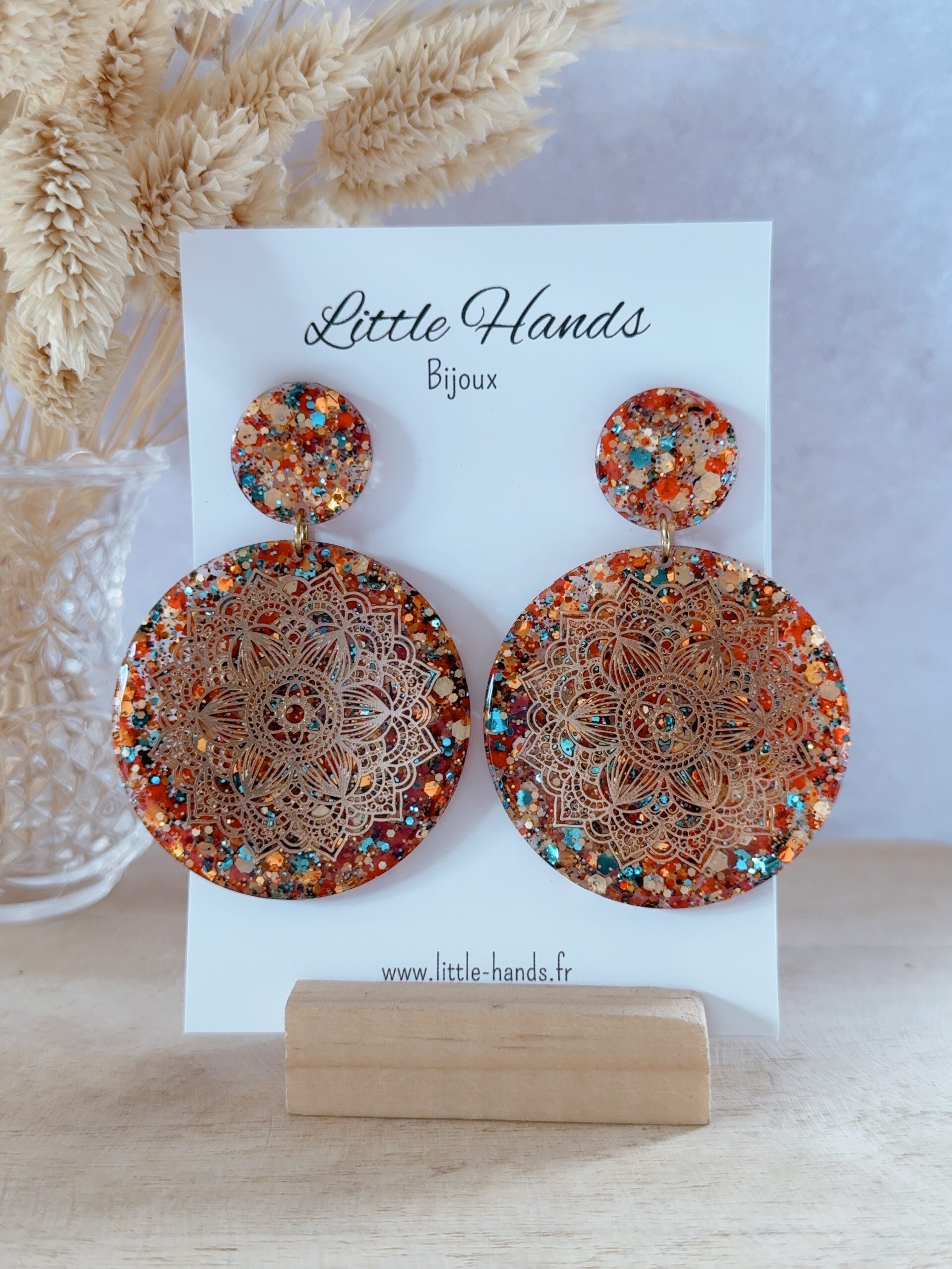 Little Hands Bijoux Mila Indian Summer boucles d'oreilles