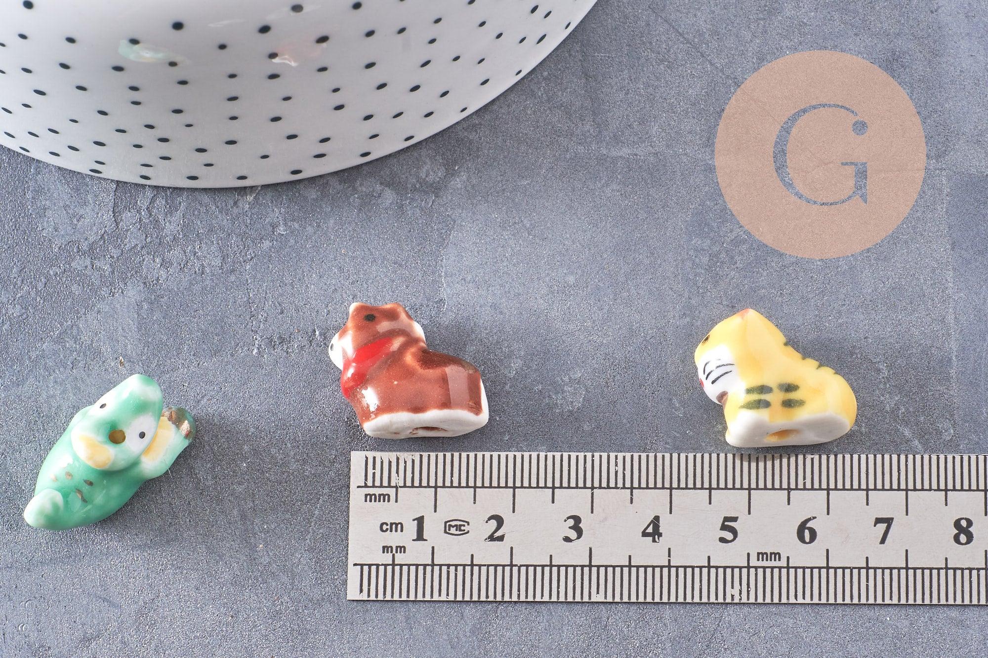 Gingerlily Perles G10243 perle porcelaine animal x1