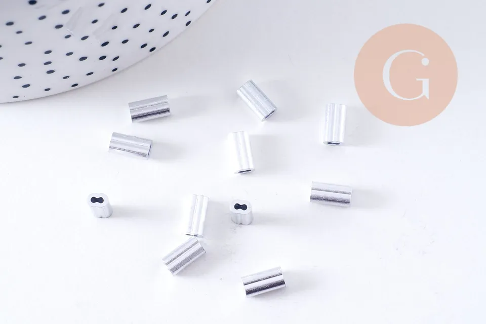 Gingerlily G10586 embout sertir double platine 1mm x2