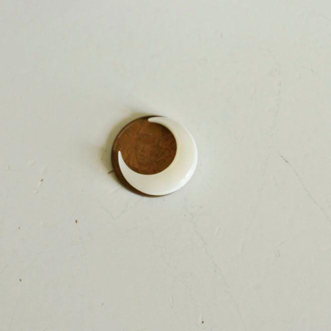 Gingerlily Pendentifs Lune G0967 pendentif nacre blanche 18x20mm
