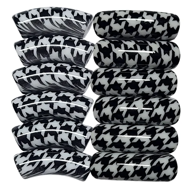 ARTSHOP 1033 tube pied de poule noir 12mm x1