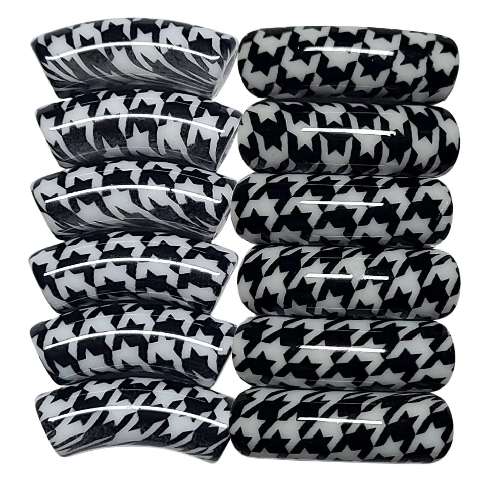 ARTSHOP 1033 tube pied de poule noir 12mm x1