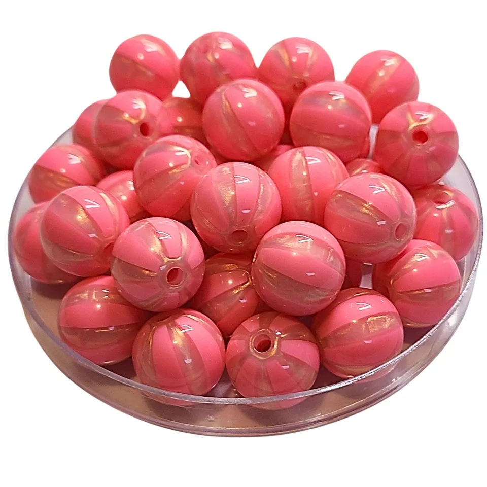 ARTSHOP Boules 16MM 412 Rose Barbie perles acryliques x10