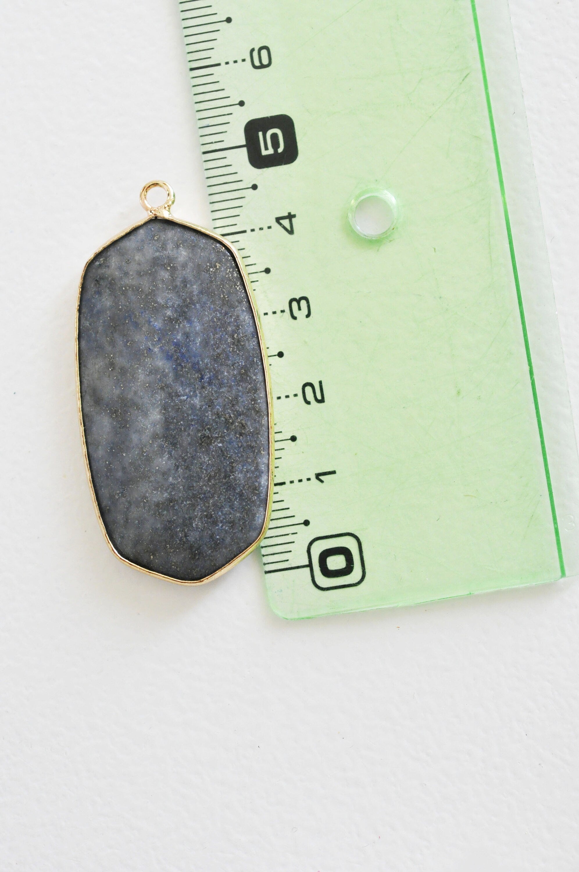 Gingerlily Pendentifs G2816 pendentif lapis lazuli bleu 49mm