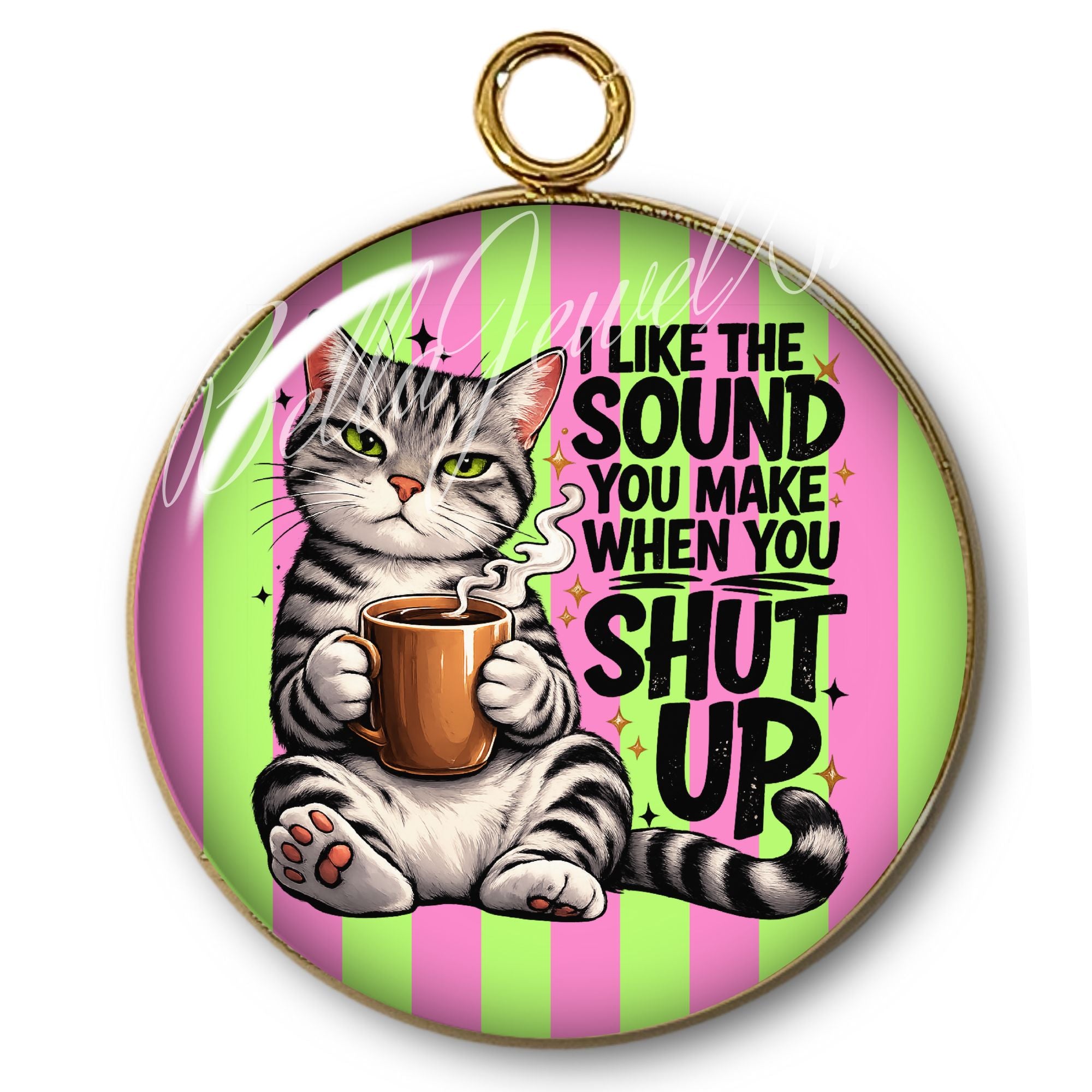 ARTSHOP Intemporel 132 pendentif chat plaqué or x1