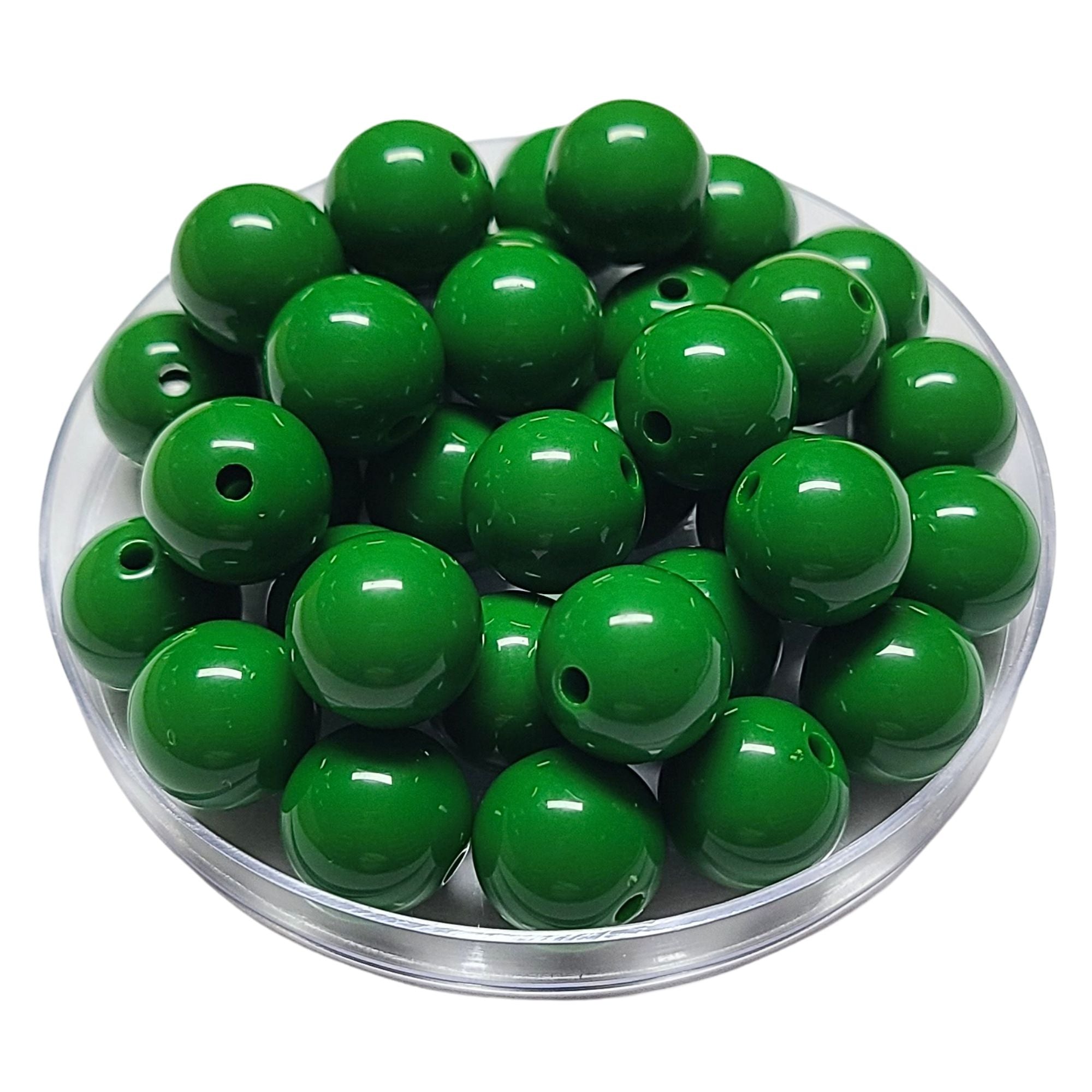 ARTSHOP Boules 16MM n°194 perle vert bouteille x1 boule