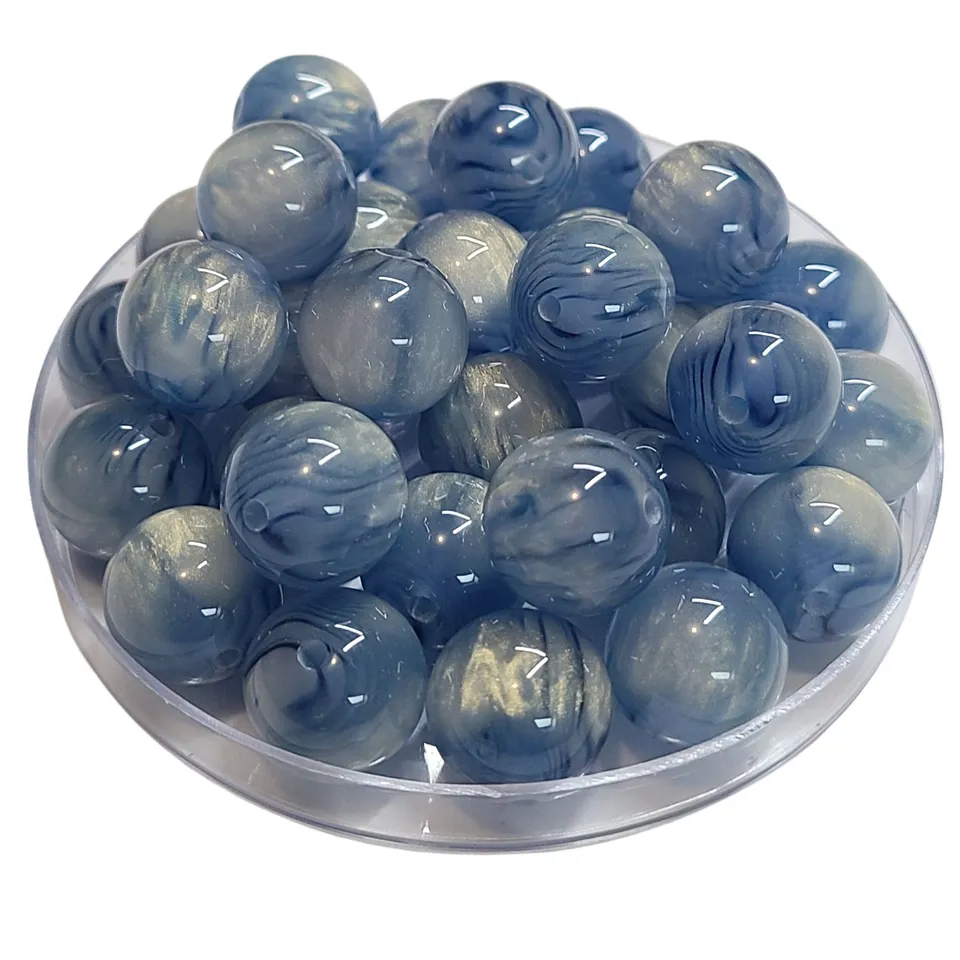 ARTSHOP Boules 16MM 357 Denim perles x1 scintillantes