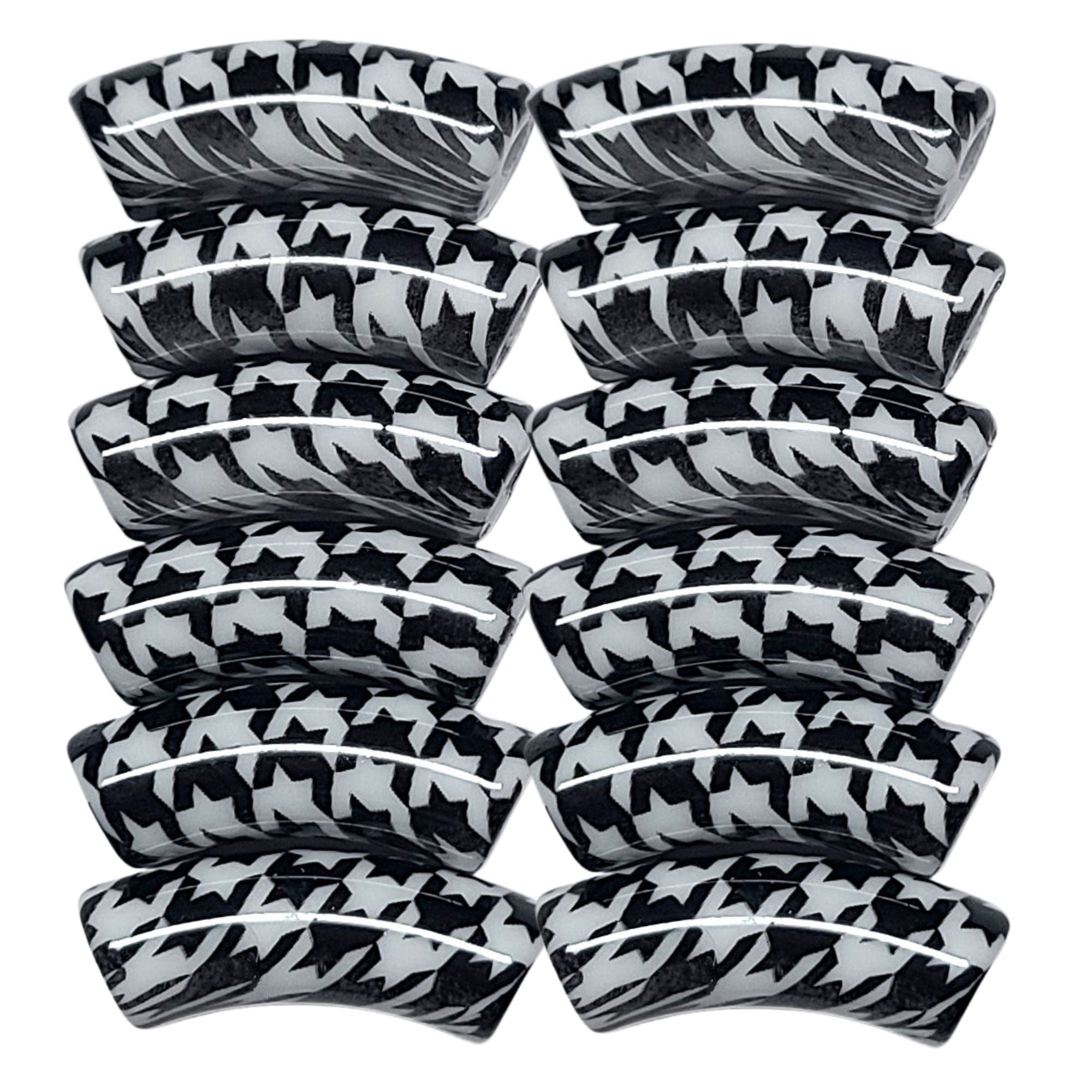 ARTSHOP 1033 tube pied de poule noir 12mm x1