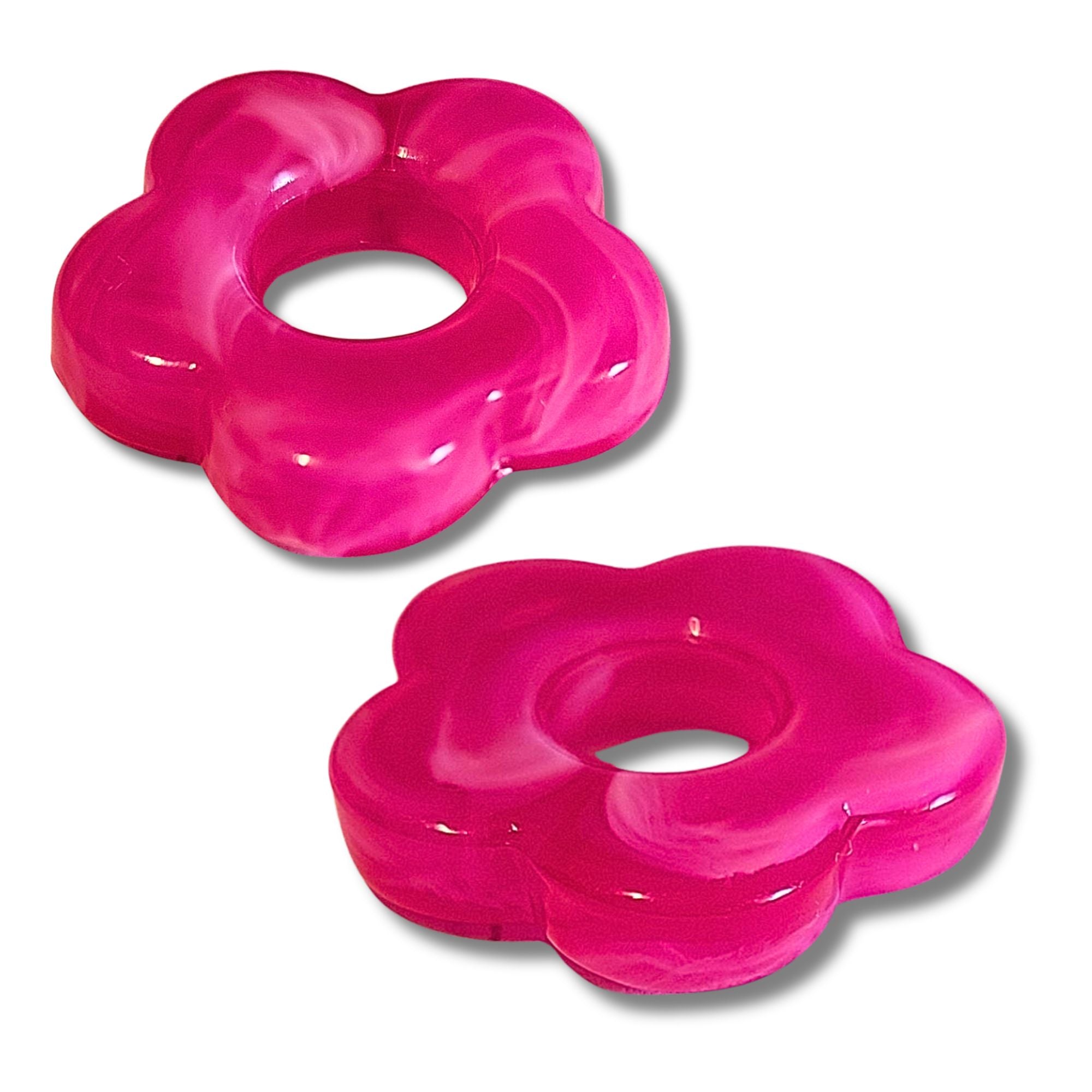 ARTSHOP Flower power 11 cabochon fleur 20mm rose dragée