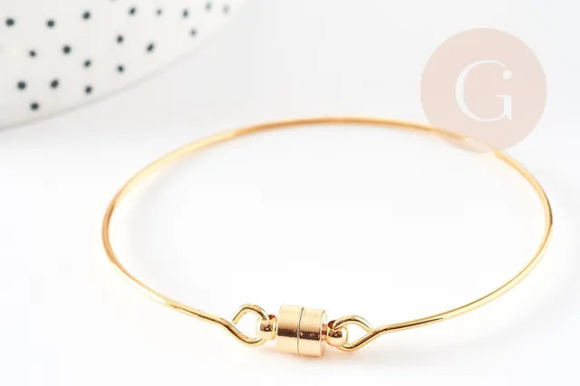 Gingerlily Bracelet jonc G9186 laiton doré 60mm x1