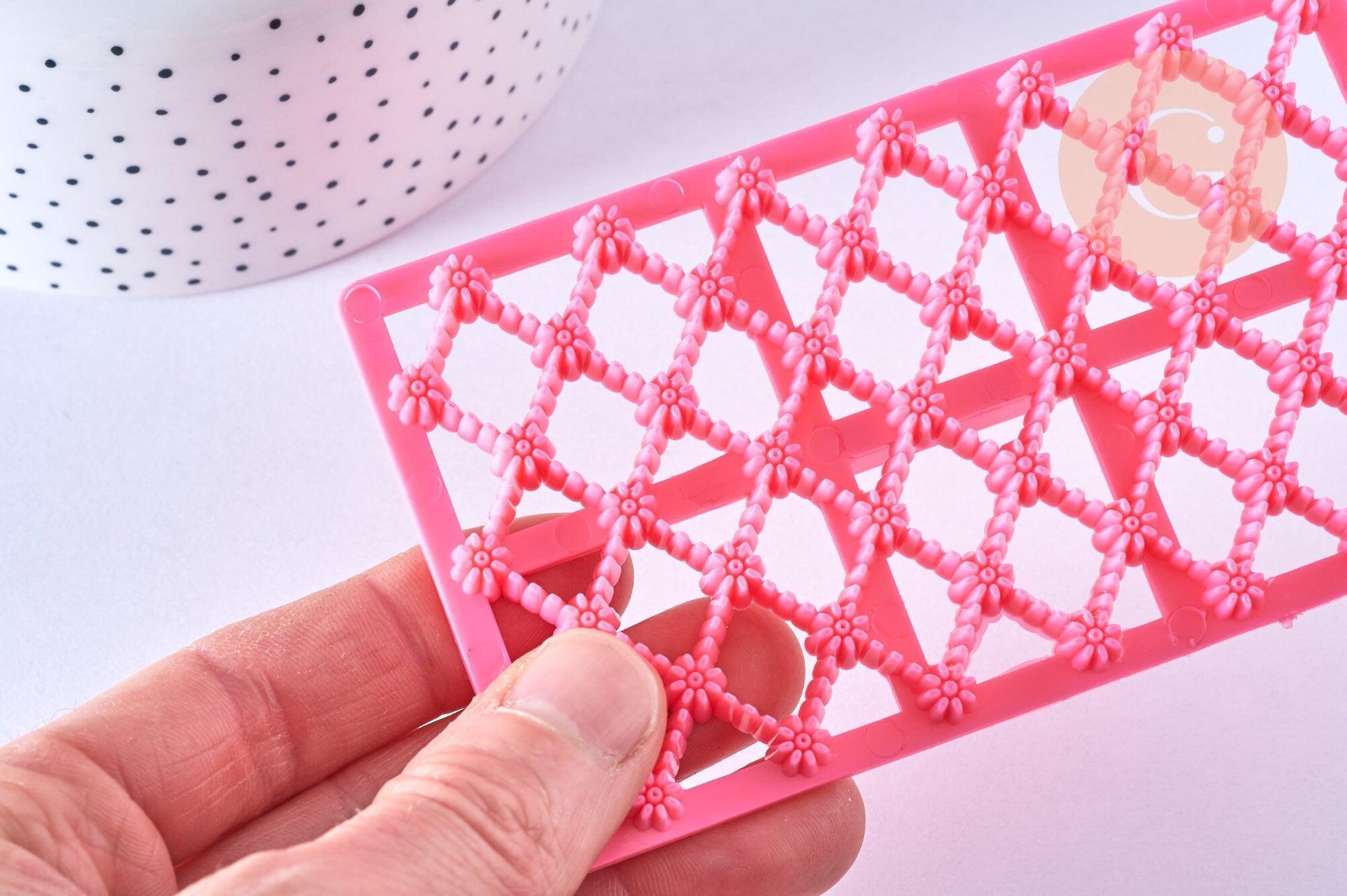 Gingerlily Pâte polymère G5102 moule silicone losanges 12,2cm