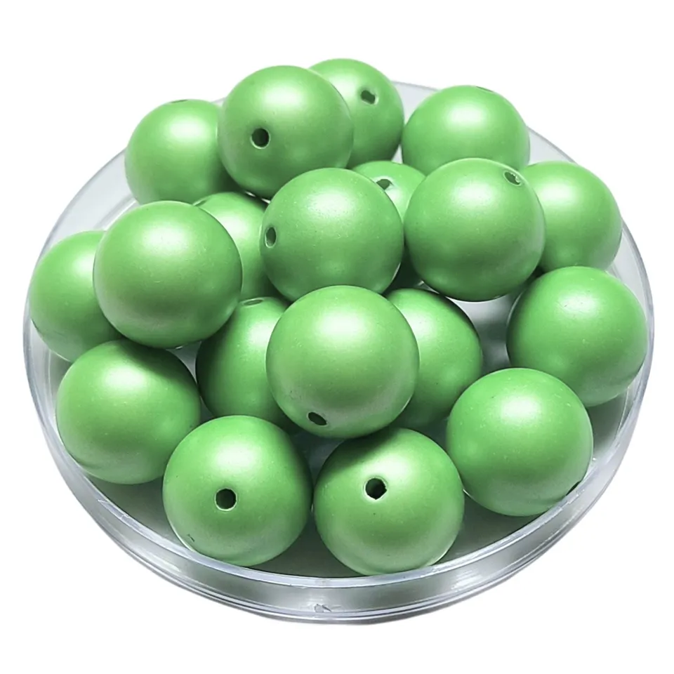 ARTSHOP Boules 20MM 135 perle satin pomme x1