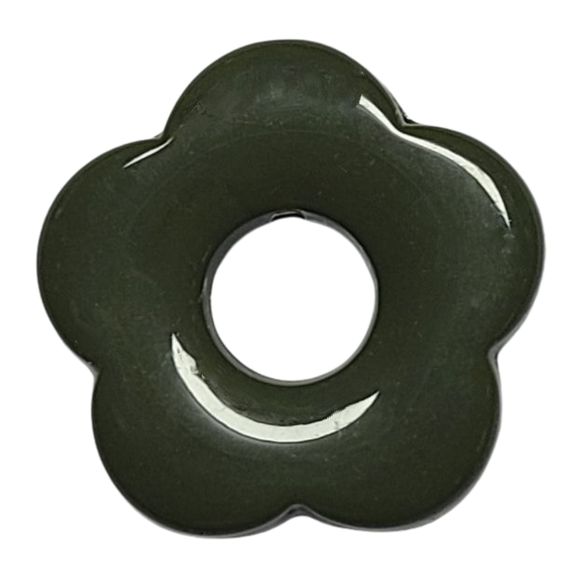 ARTSHOP Flower Power 42 pendentif fleur capucine vert militaire 27mm