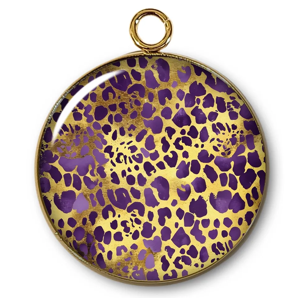 ARTSHOP Pendentifs 34 Intemporel pendentif léopard x1