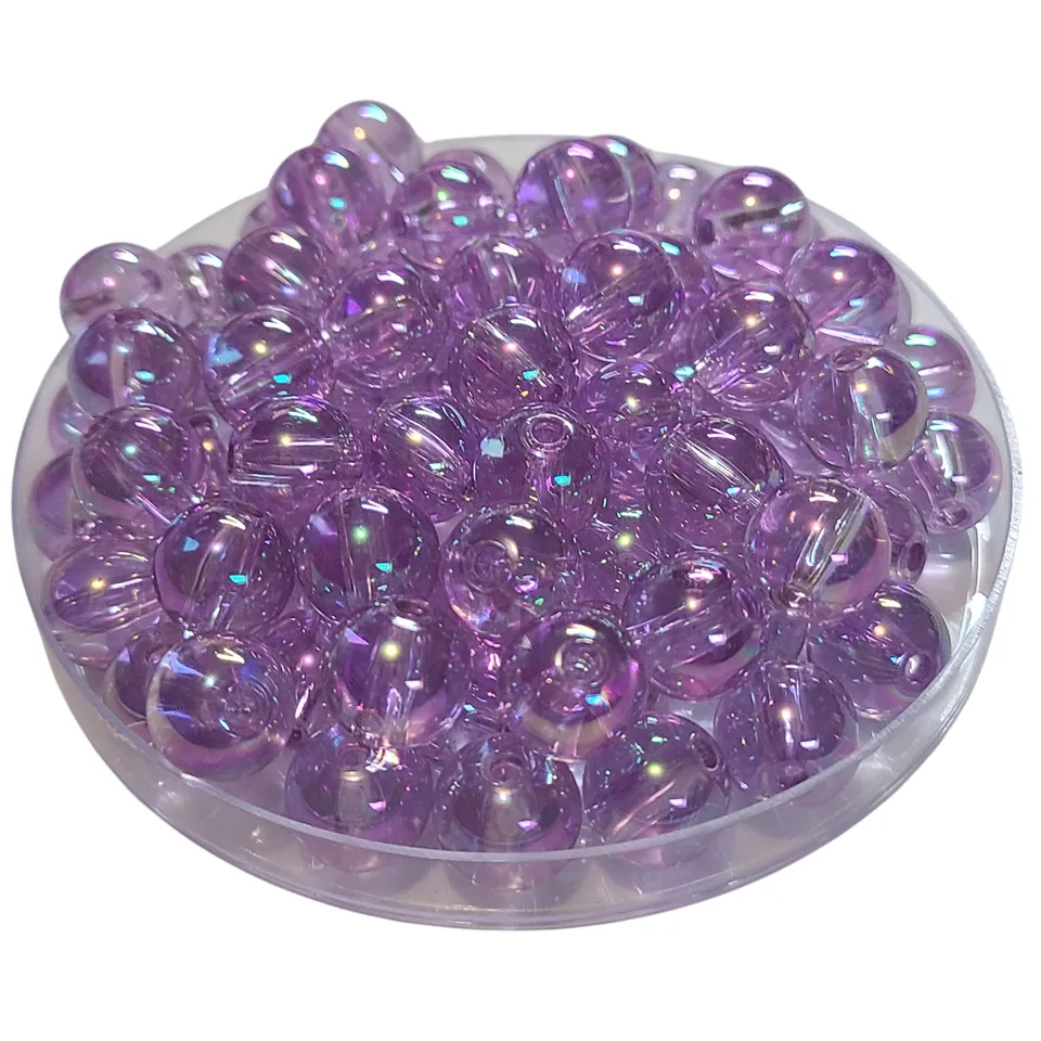 ARTSHOP Boules 12MM 324 perles acryliques Lilas x20