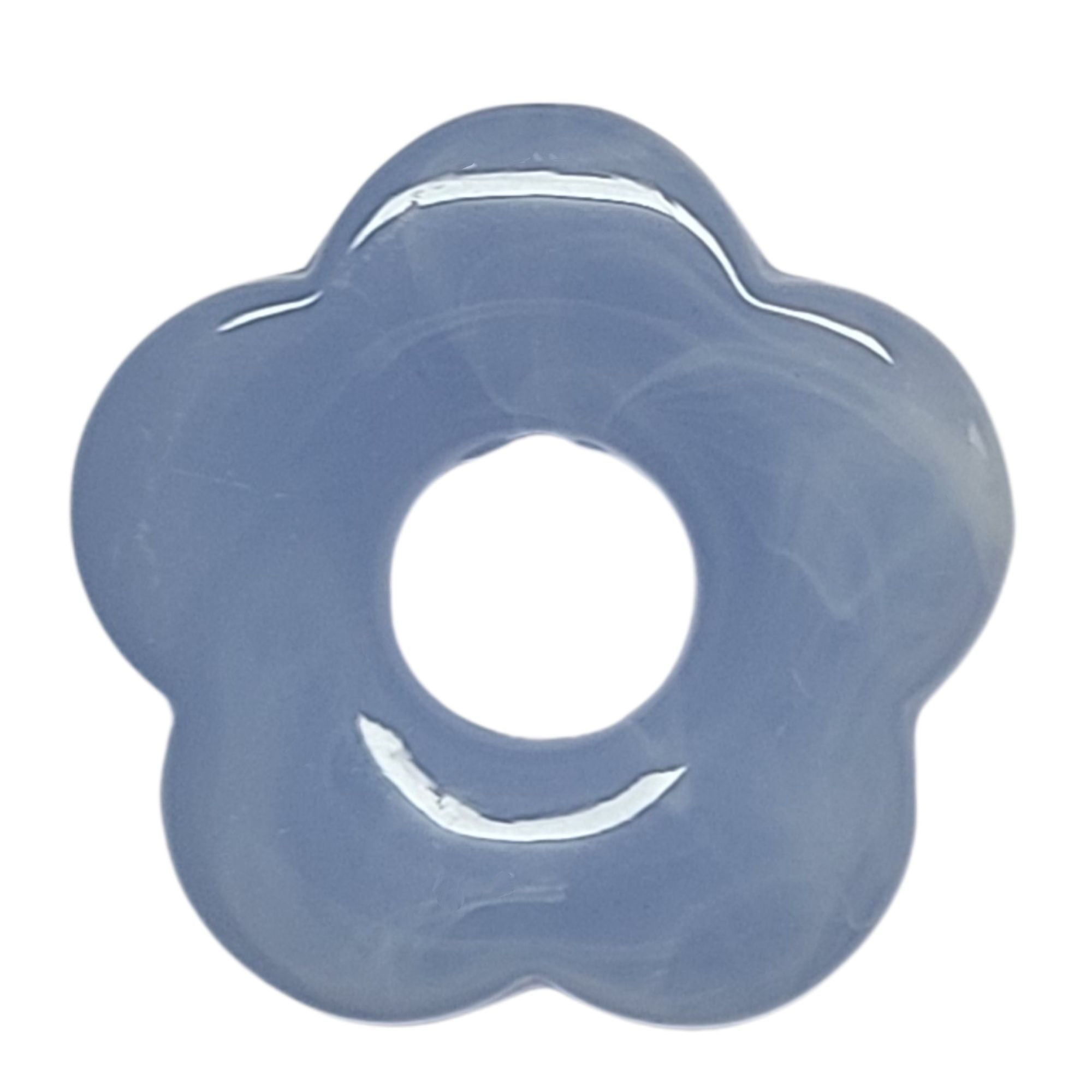 ARTSHOP Flower Power Fleur Capucine 27mm pendentif lavande x1