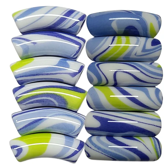 ARTSHOP Tubes Design 1011 perles tubes ondulé 12 mm x1