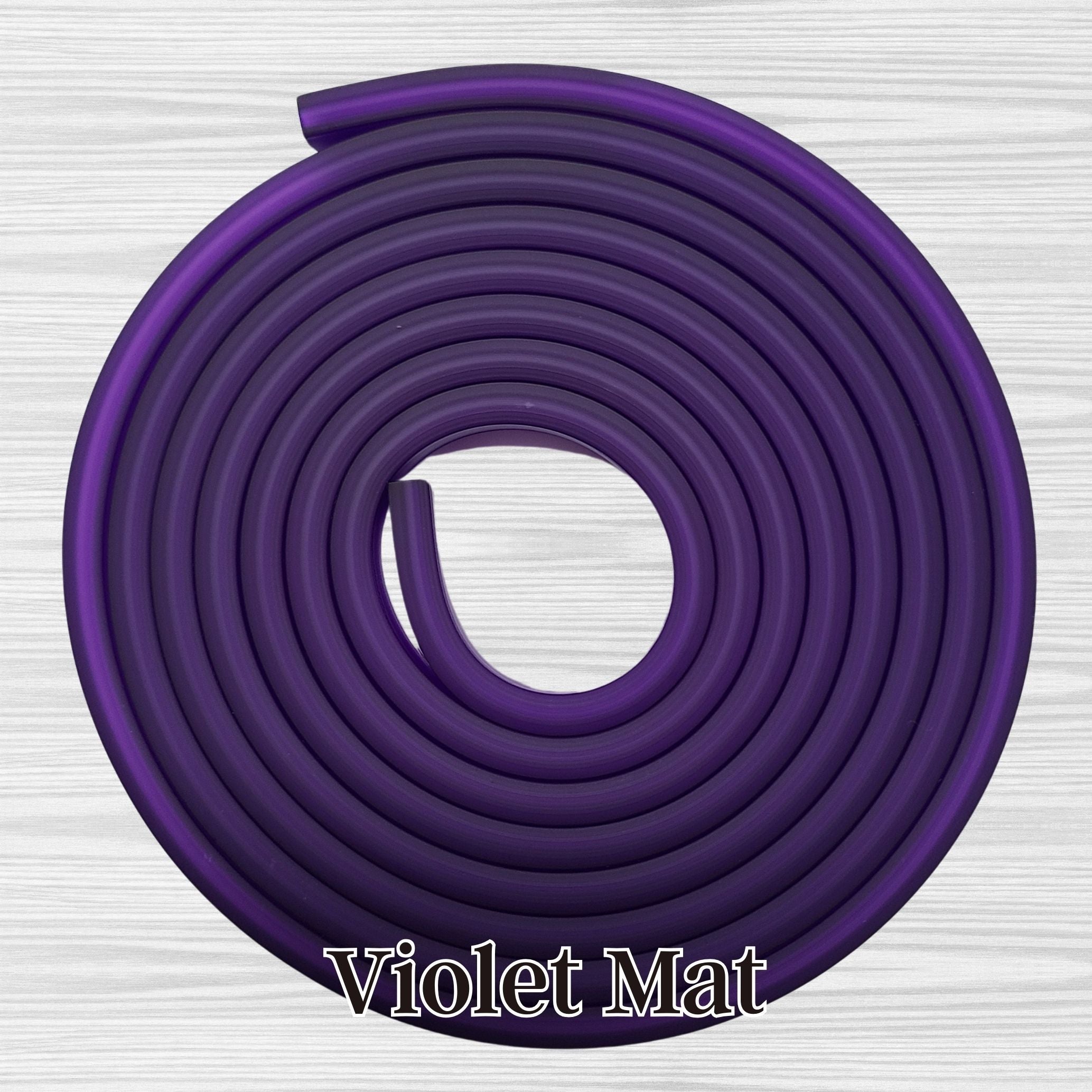 ARTSHOP Gummy tube silicone violet mat 1 mètre