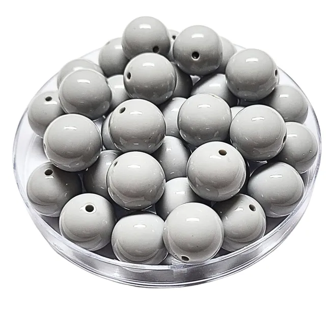 ARTSHOP Boules 16MM 200 perle acrylique gris clair x1