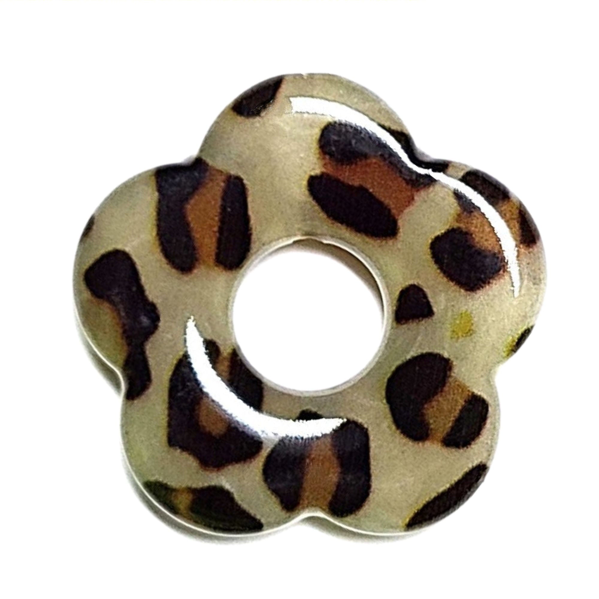 ARTSHOP Flower power 71 fleur capucine léopard 27mm