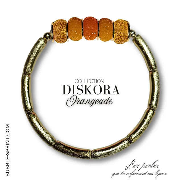 ARTSHOP Diskora Orangeade bracelet KIT à faire soi-même