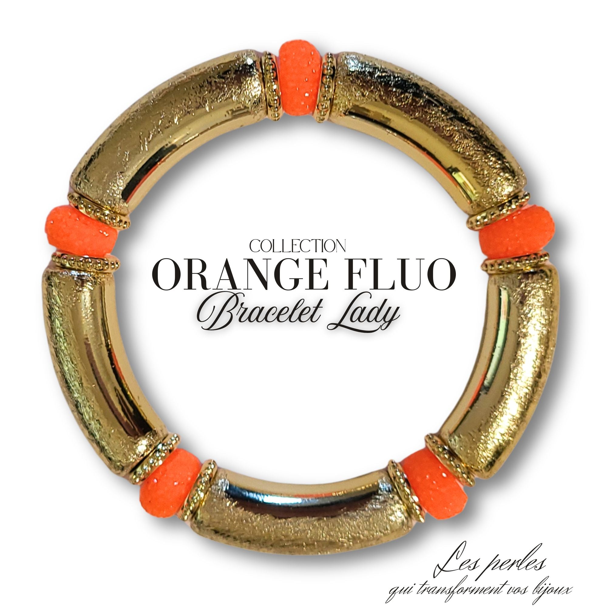 ARTSHOP Signature Lady bracelet orange fluo kit