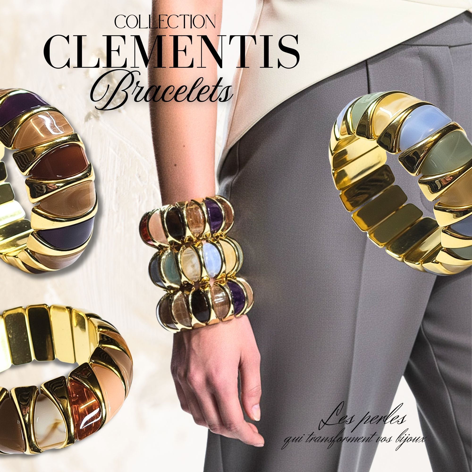 ARTSHOP Bijoux en KITS CLEMENTIS Sweet Praline kit bracelet