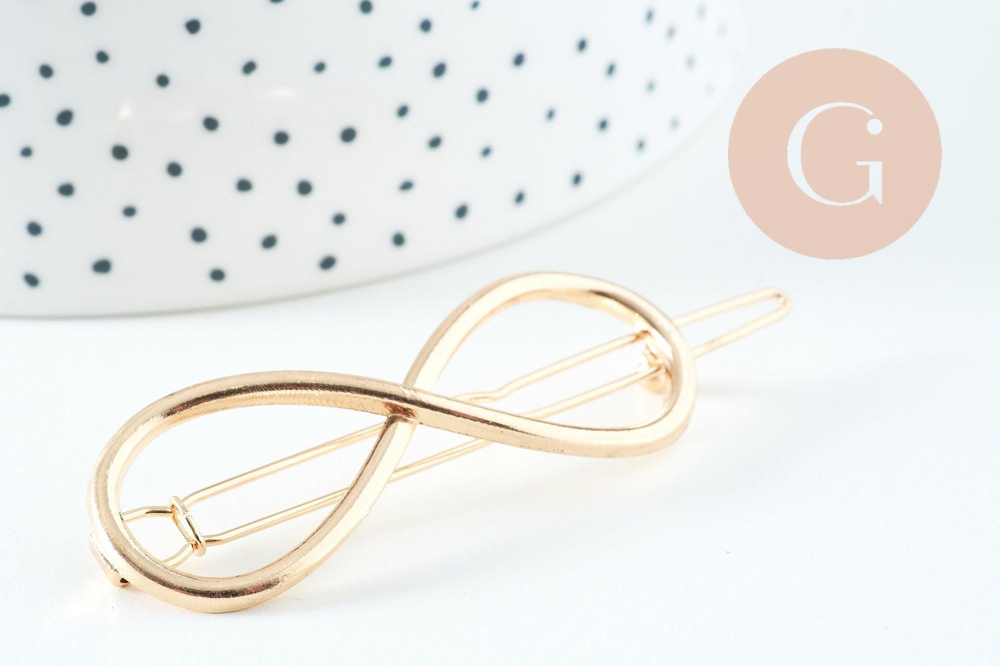 Gingerlily G10746 support barrette infini doré 65x21mm x1