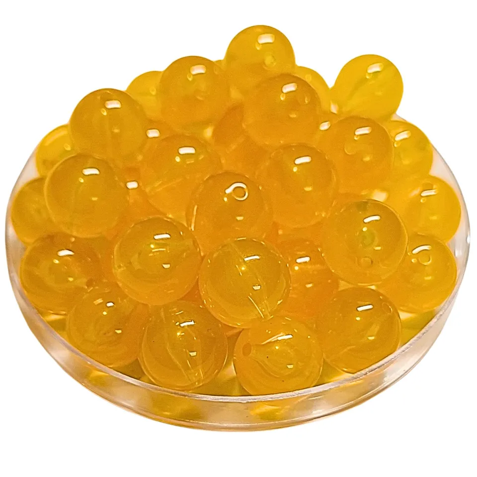ARTSHOP Boules 16MM 390 perles acryliques Sorbet Orangeade x15