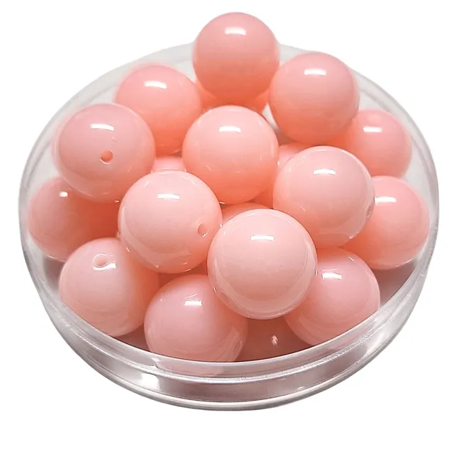 ARTSHOP Boules 20MM n°93 Sorbet marshmallow perle x1 brillante