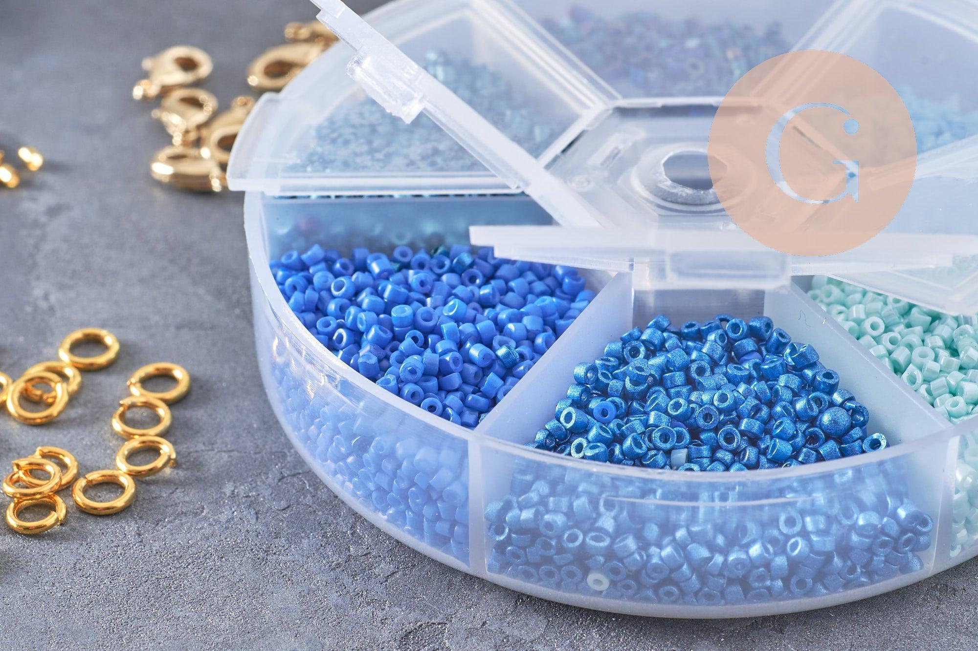 Gingerlily Kits G9194 kit perles rocaille bleu complet