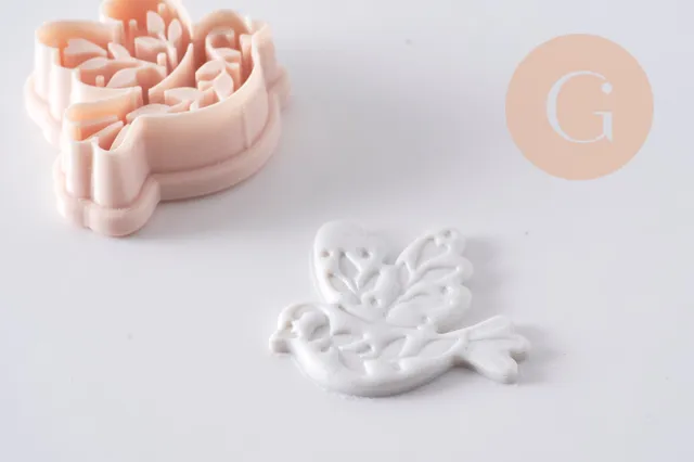Gingerlily Pâte Polymère Emporte-Pièce Colombe 30mm x1