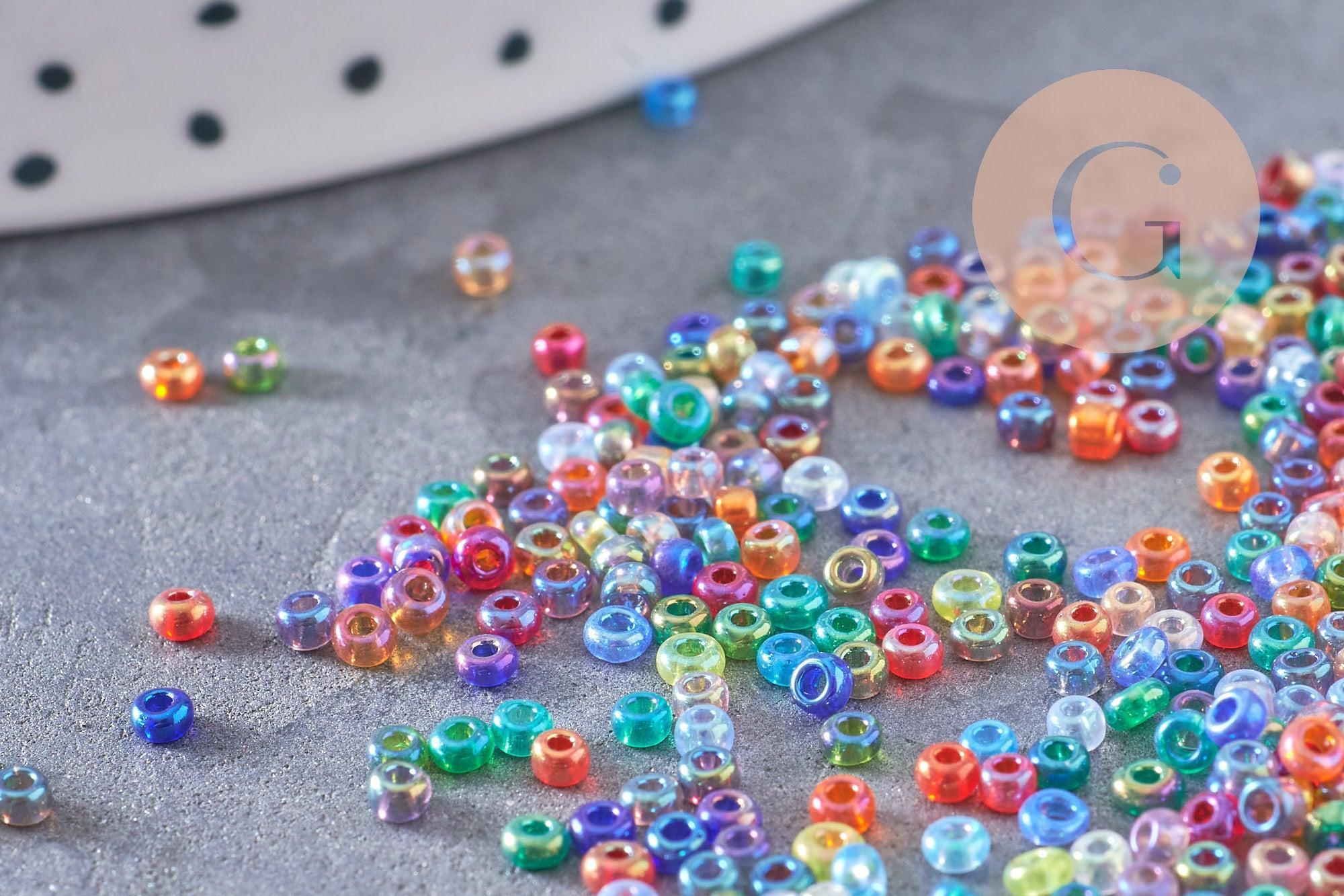 Gingerlily Perles rocaille G10397 multicolore 2 mm 10 g