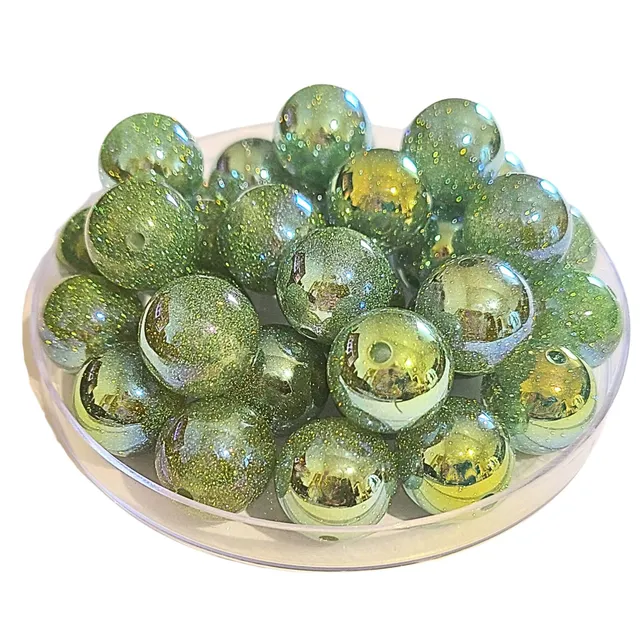 ARTSHOP 273 boules glitter tilleul vert 16mm x15