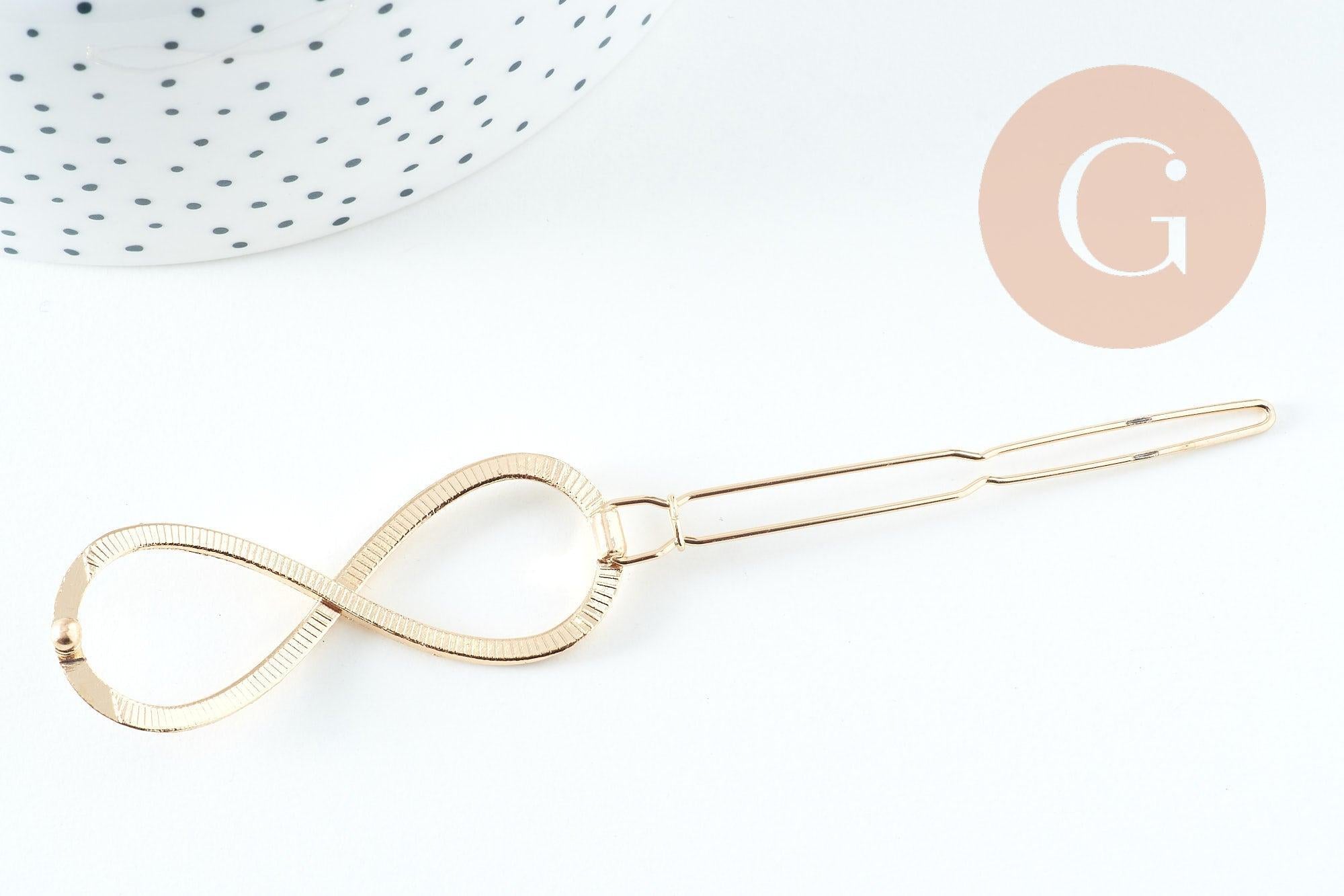 Gingerlily G10746 support barrette infini doré 65x21mm x1