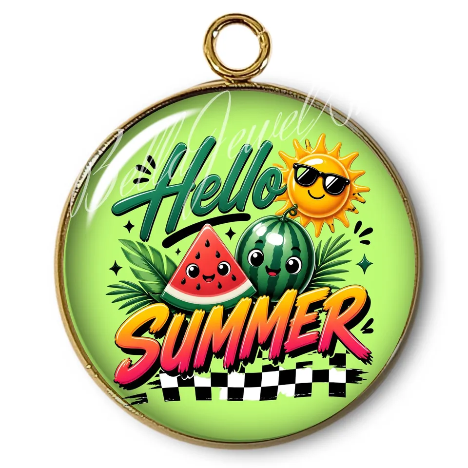 ARTSHOP Pendentifs 117 pendentif Intemporel Summer plaqué or x1