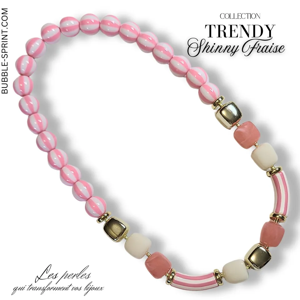 ARTSHOP Trendy Shinny Fraise collier kit fraise 48 cm