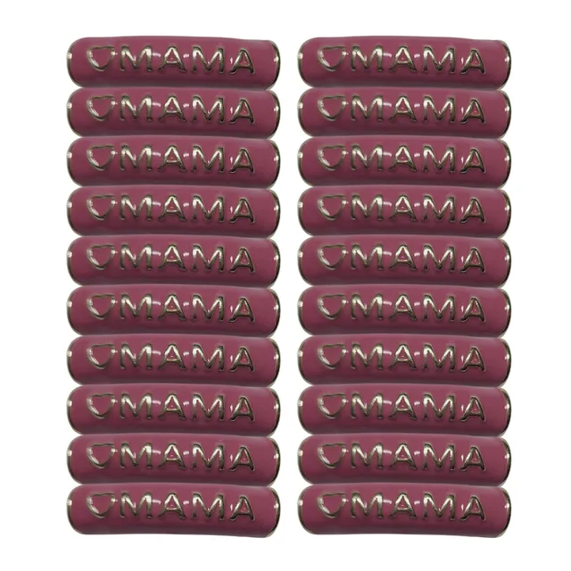 ARTSHOP Strass & Émaillés 320 Tube incurvé perle rose 8mm x1