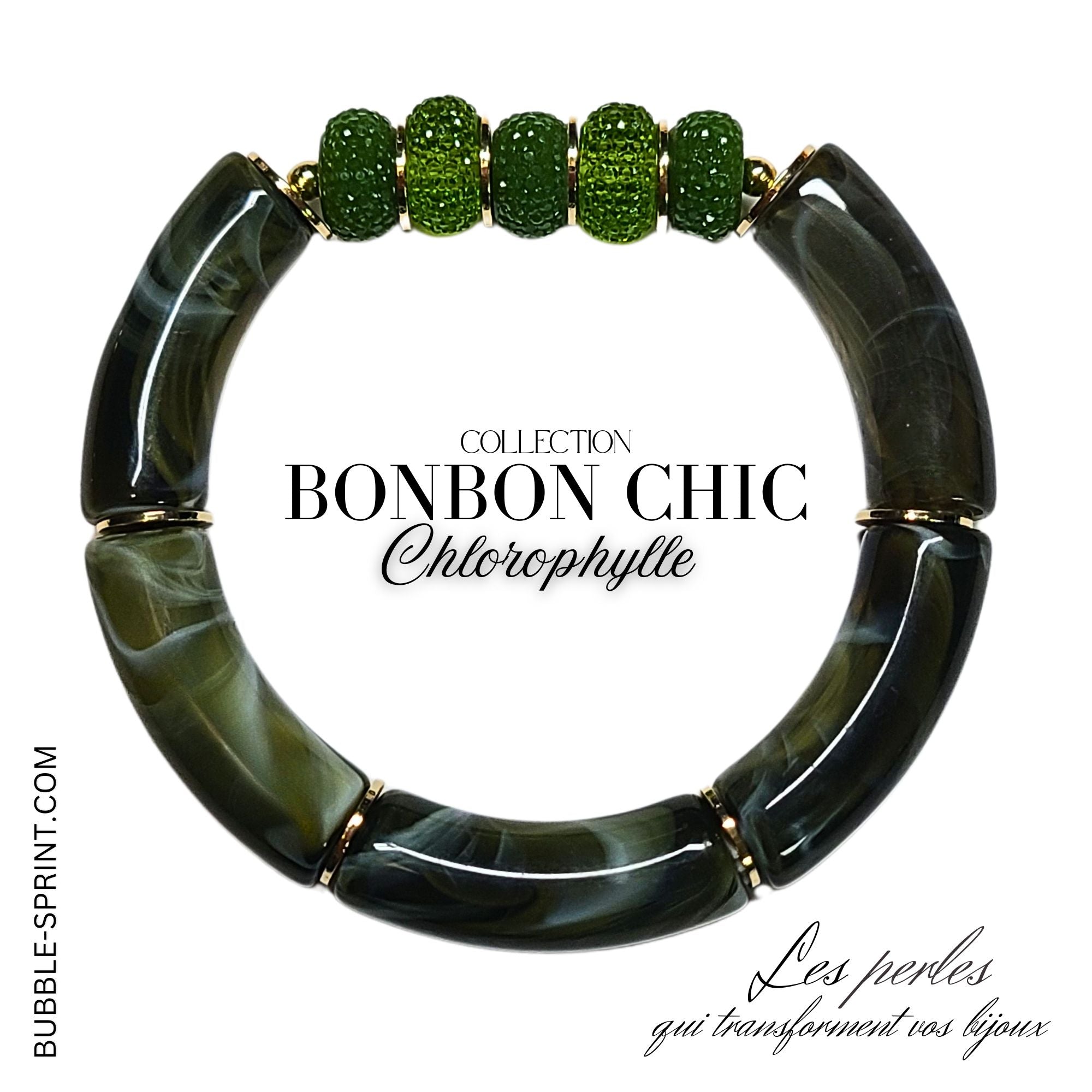 ARTSHOP Bonbon Chic Chlorophylle bracelet kit à faire