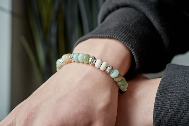 Gingerlily Kit bracelet homme amazonite MARIUS G9175