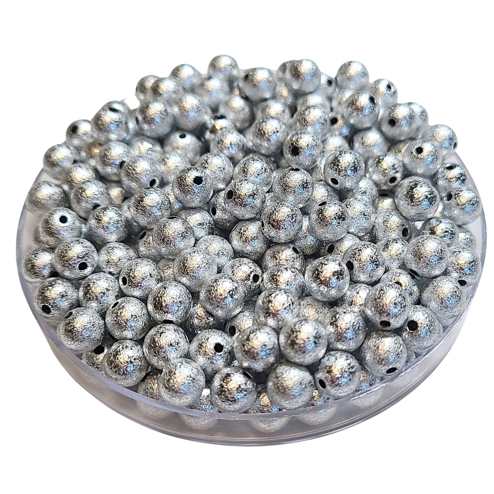 ARTSHOP CCB boule brossée argent 8mm x10 boules