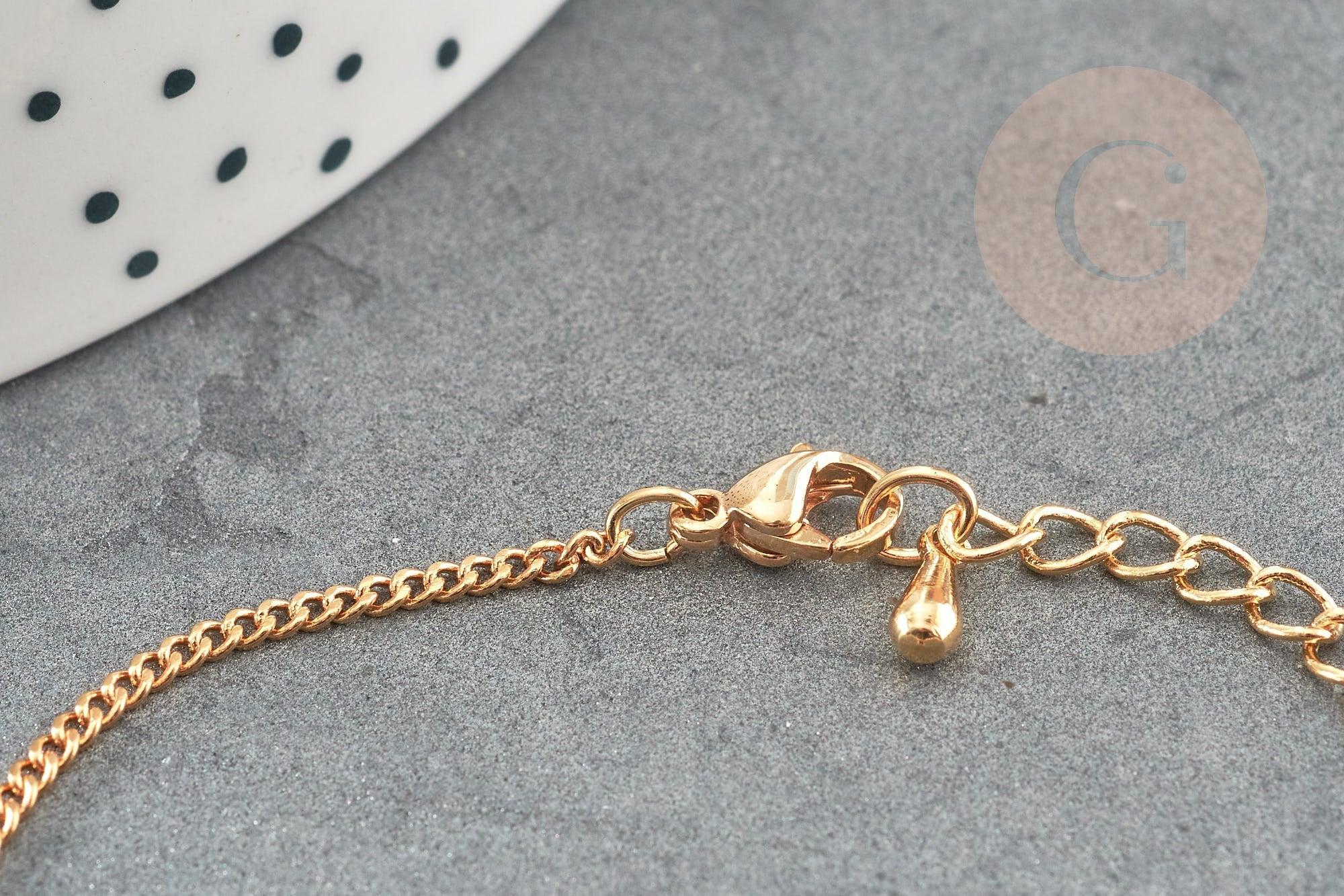 Gingerlily G9243 base bracelet chaîne dorée 17,7 cm x1