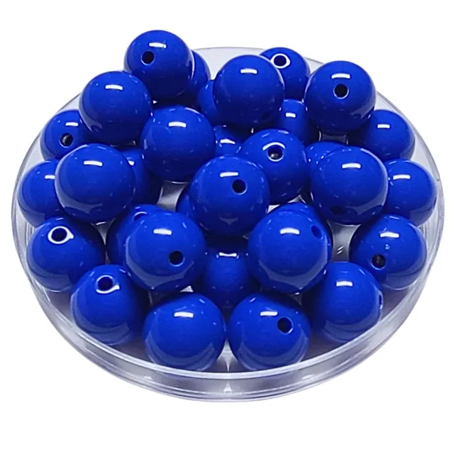 ARTSHOP Boules 16MM perle acrylique bleu roi x1 boule