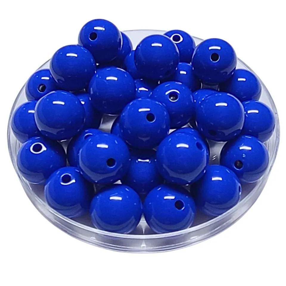 ARTSHOP Boules 16MM perle acrylique bleu roi x1 boule