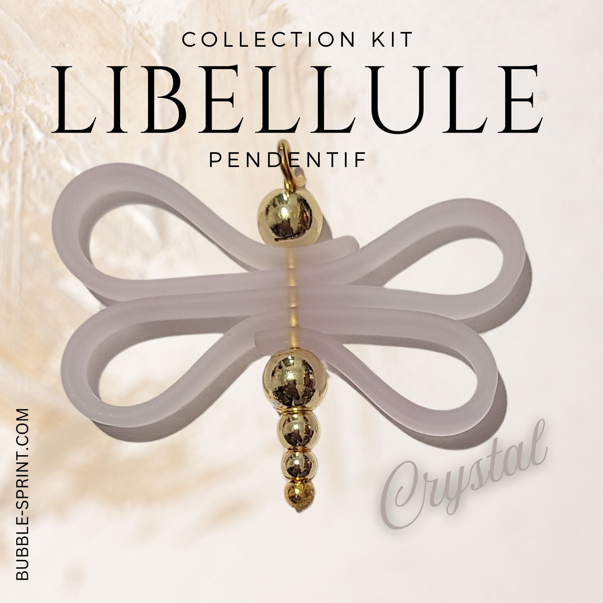 ARTSHOP Libellule Crystal kit pendentif 35mm