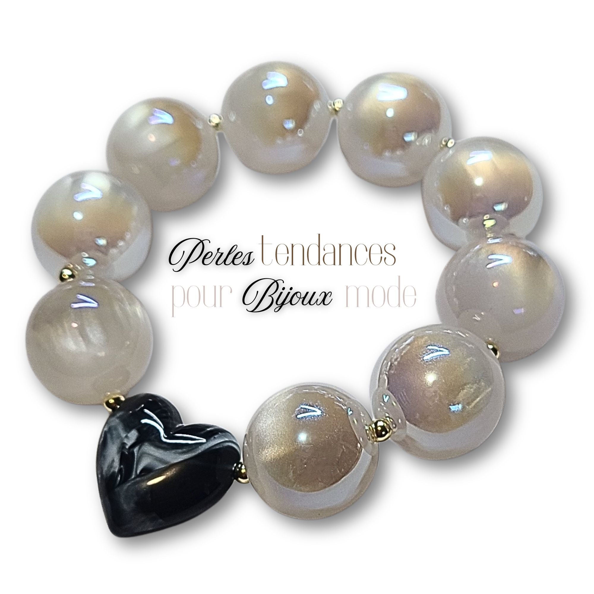 ARTSHOP Boules 20MM 281 boule Oeil de chat Blanc x1
